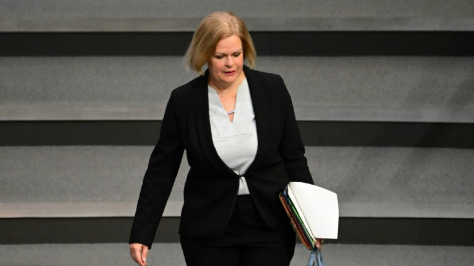 Faeser begr&uuml;&szlig;t Finanzpaket: "Guter Schritt f&uuml;r innere Sicherheit"