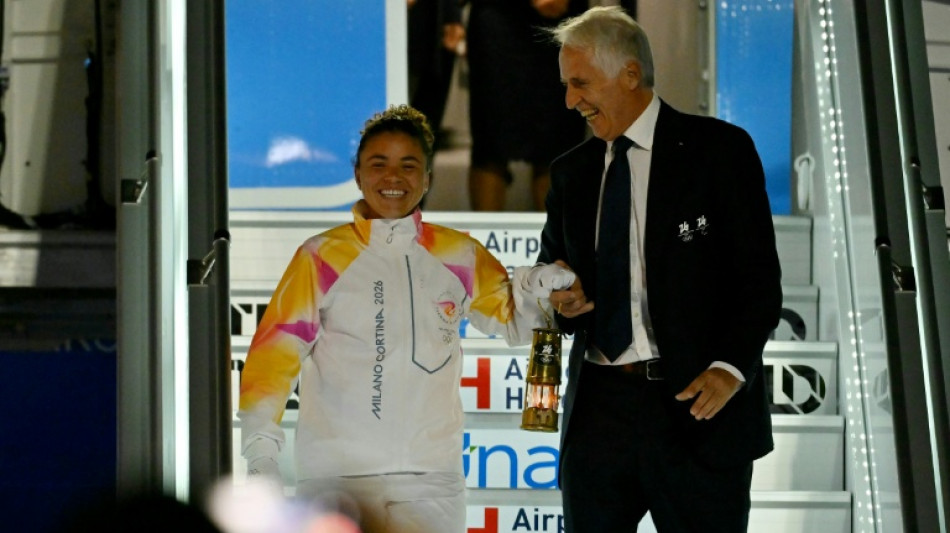 JO-2026: la flamme olympique est arrivée en Italie