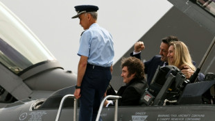 Milei welcomes Argentina's first F-16 fighter jets