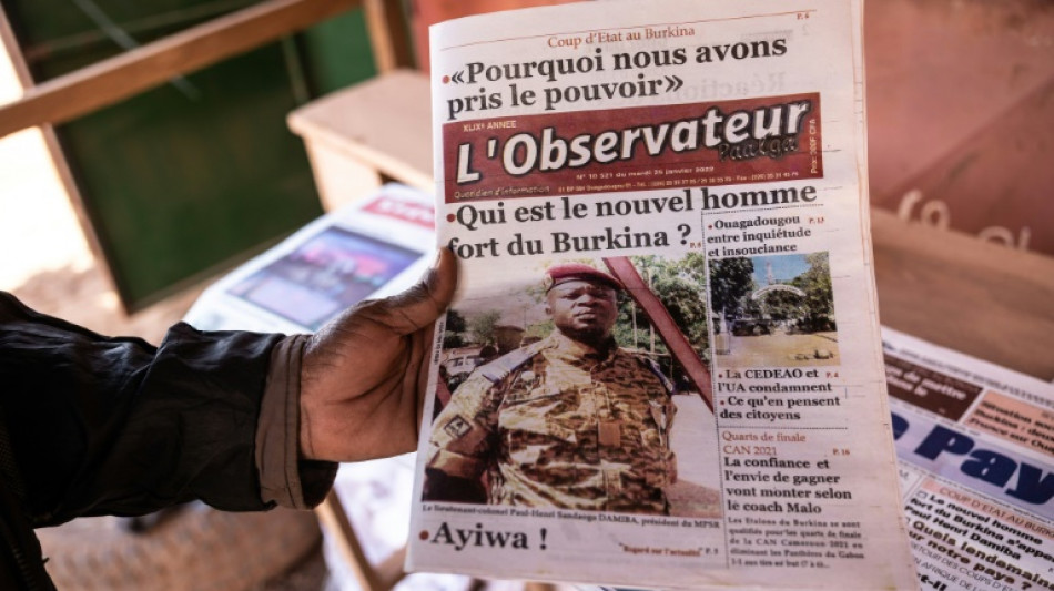 Burkina: le lieutenant-colonel Damiba, chef des putschistes, strat&egrave;ge et "&eacute;crivain"