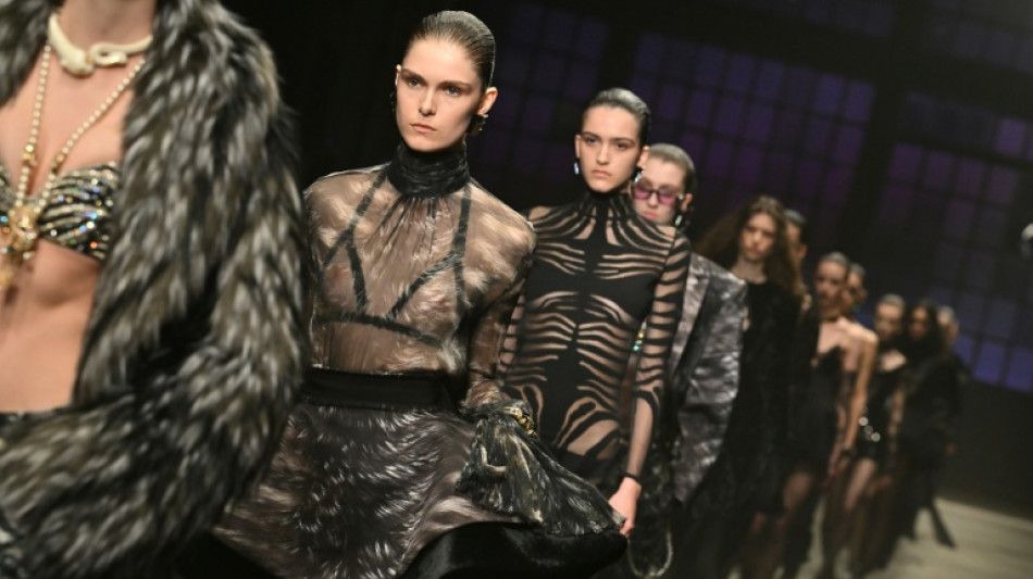 For Roberto Cavalli designer, dreams come in all black