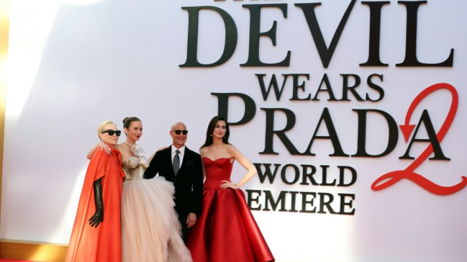 'The Devil Wears Prada 2' stars reunite for glamorous premiere