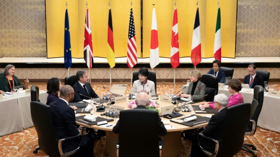Delegationskreise: G7-Au&szlig;enminister fordern mehr humanit&auml;re Hilfe f&uuml;r Gazastreifen