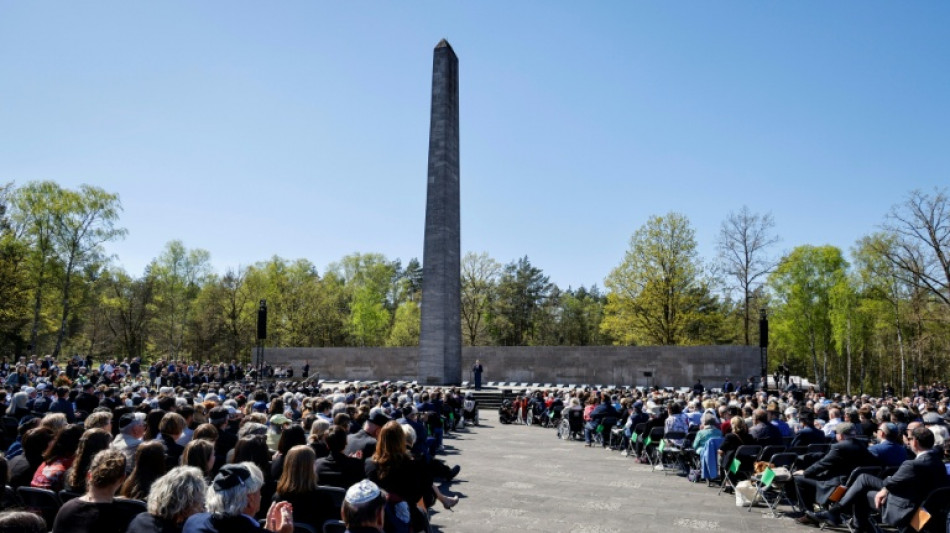 L'Allemagne comm&eacute;more la lib&eacute;ration du camp de concentration nazi de Bergen-Belsen