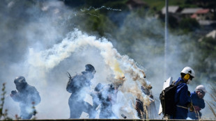 French police and protesters clash over Italy train project
