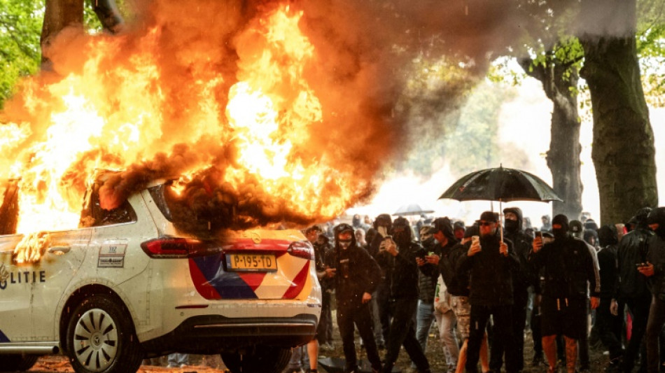 Violencia durante una manifestaci&oacute;n contra la inmigraci&oacute;n en Pa&iacute;ses Bajos