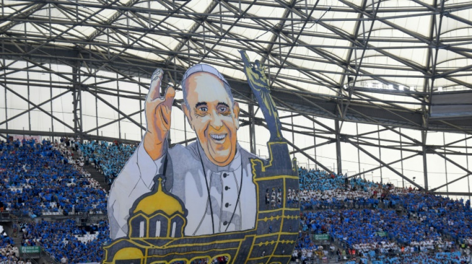 L1: du pape François à Poséidon, l'art du tifo des supporters marseillais