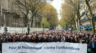 Multitudinaria marcha en Francia contra multiplicaci&oacute;n de actos antisemitas
