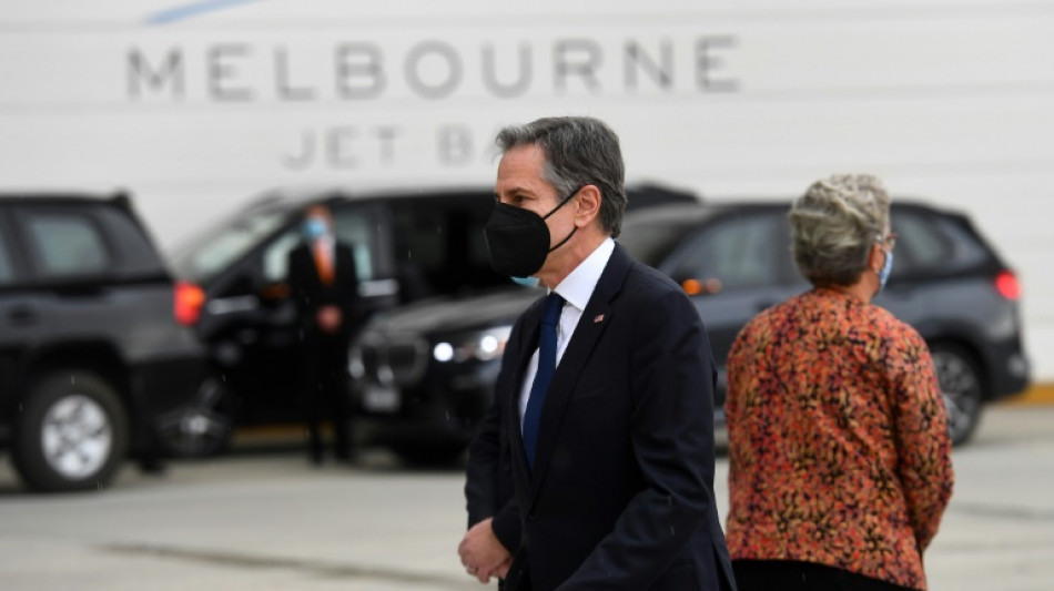 Blinken llega a Australia para reuni&oacute;n con  aliados de Asia-Pac&iacute;fico