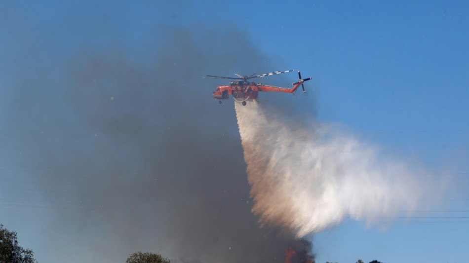D&ouml;rfer nahe Athen wegen Waldbrandes evakuiert