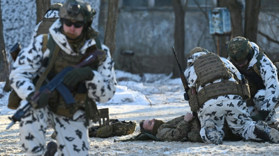 Dans la zone d'exclusion de Tchernobyl, les forces ukrainiennes se pr&eacute;parent &agrave; combattre