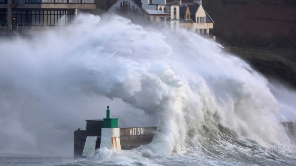 Heavy wind, rain, snow batters Europe