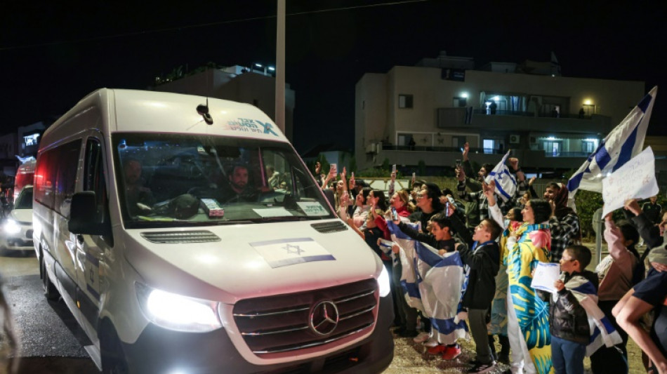 Gro&szlig;e Erleichterung nach Freilassung dritter Gruppe Geiseln aus dem Gazastreifen