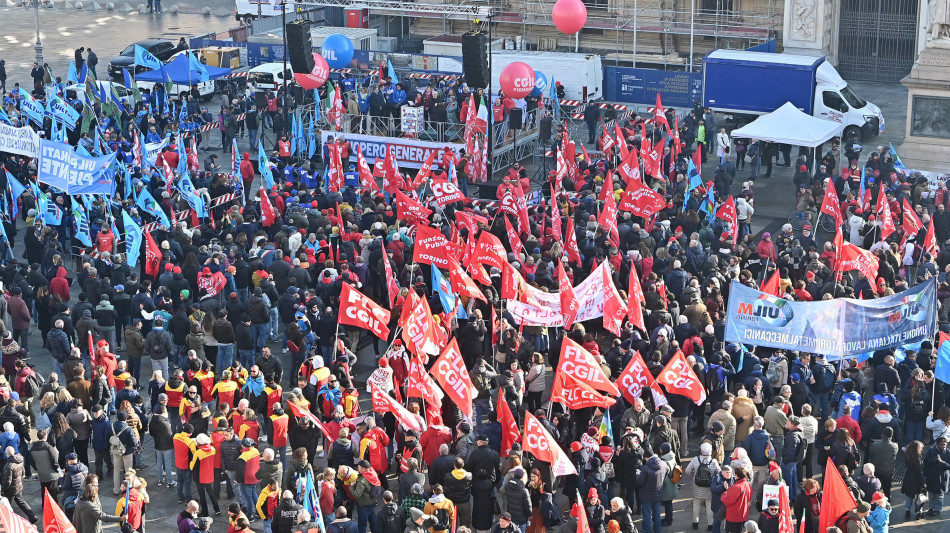 Cgil e Uil, 'lo sciopero &egrave; riuscito, adesione oltre il 70%'