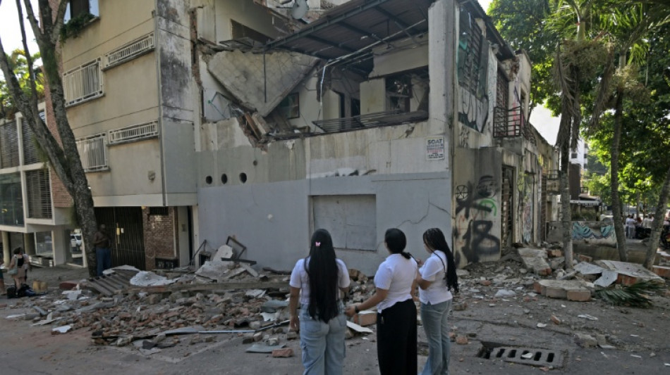 Buildings collapse as major quake rocks Colombia and neighbors