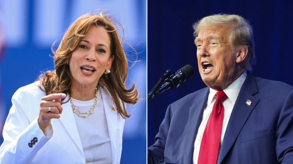 'Harris si rafforza, &egrave; avanti di sette punti su Trump'
