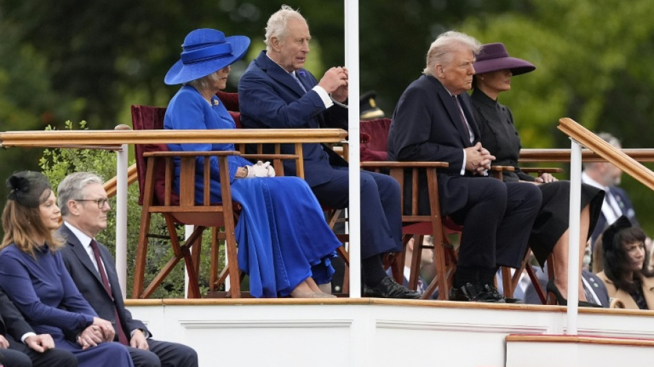 Apr&egrave;s la pompe royale, la politique pour la seconde journ&eacute;e de la visite d'Etat de Trump