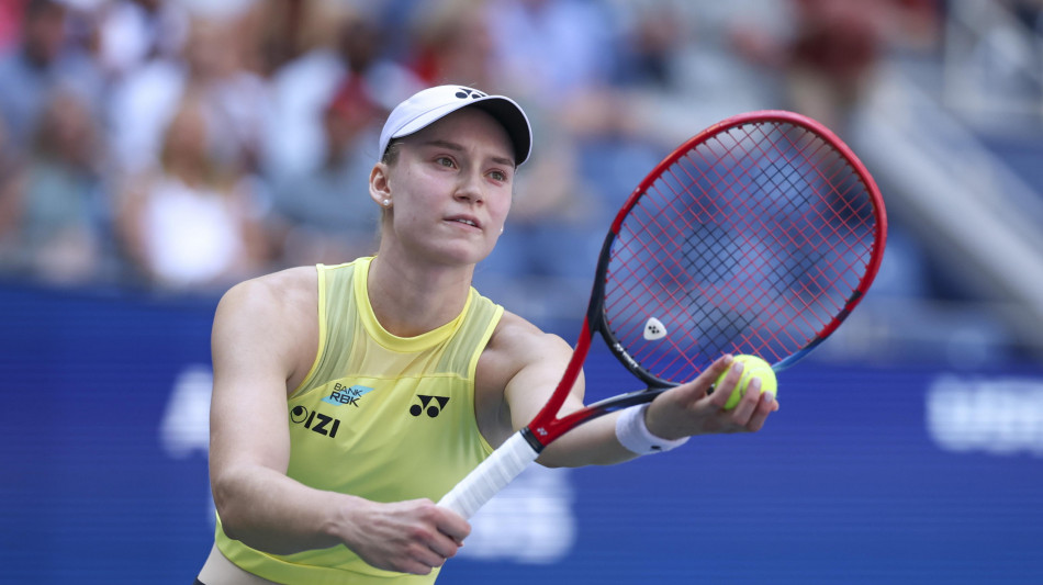 Us Open: Rybakina batte Zheng e diventa la nuova numero 1 del mondo