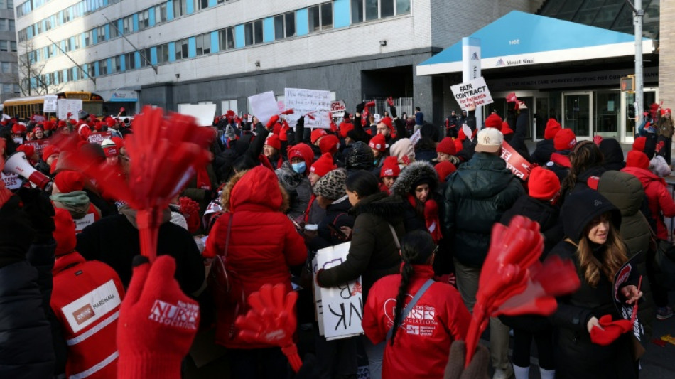 M&aacute;s de 10.000 enfermeros en huelga en Nueva York llegan a un acuerdo