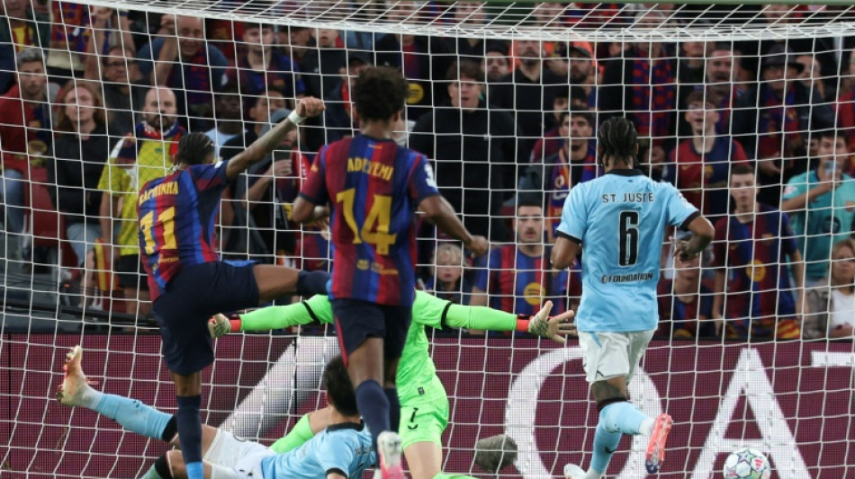 Rampant Raphinha bags brace as Barcelona rout Feyenoord