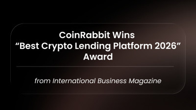 CoinRabbit Wins &ldquo;Best Crypto Lending Platform 2026&rdquo; Award from International Business Magazine