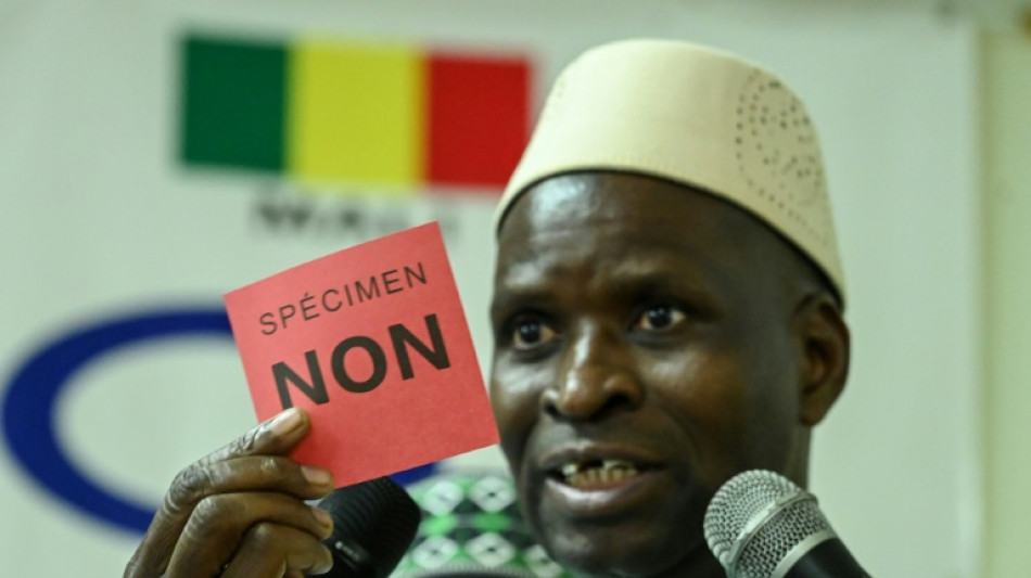 Mali junta holds vote on new constitution