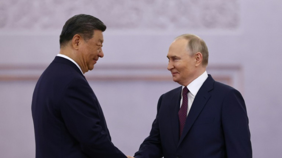 Chinas Pr&auml;sident Xi bekr&auml;ftigt bei Treffen mit Putin in Moskau Unterst&uuml;tzung f&uuml;r Russland