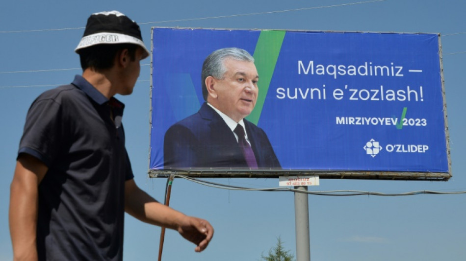 Uzbekistan president set to cement rule as voting ends