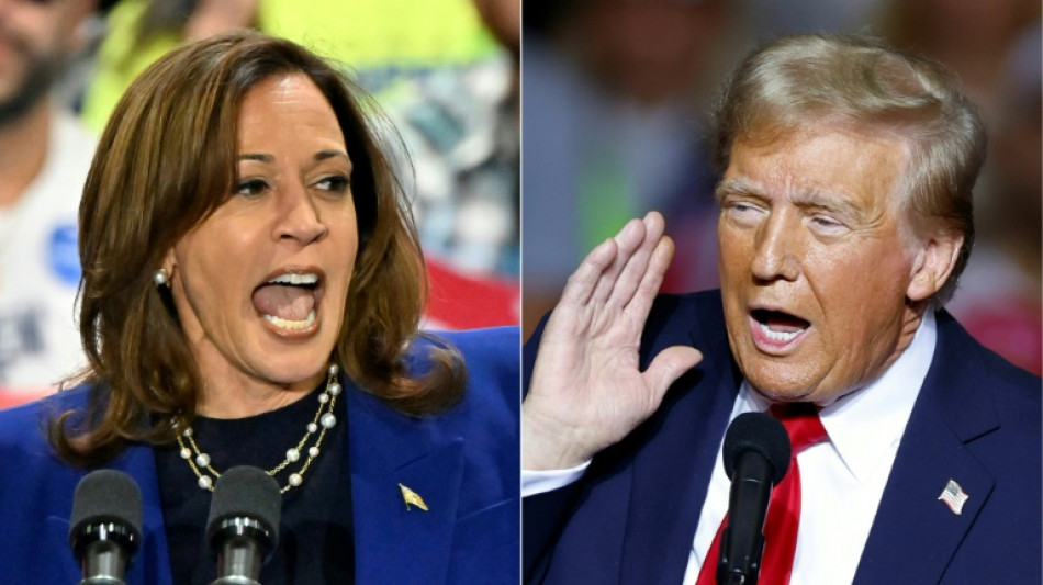 J&uuml;ngste Umfrage sieht Harris in vier der umk&auml;mpften Swing States vor Trump