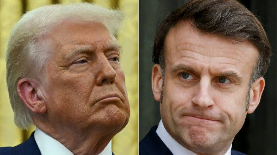 Macron spricht mit Trump in Washington &uuml;ber Ukraine-Krieg