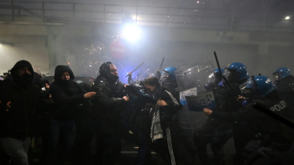 'Free the mountains!": clashes at Milan protest over Winter Olympics 